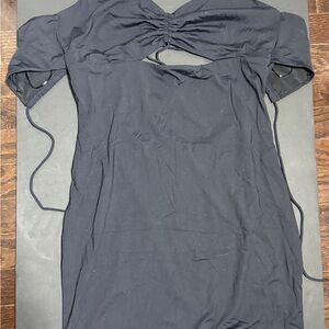 Garage black Ruched Dress